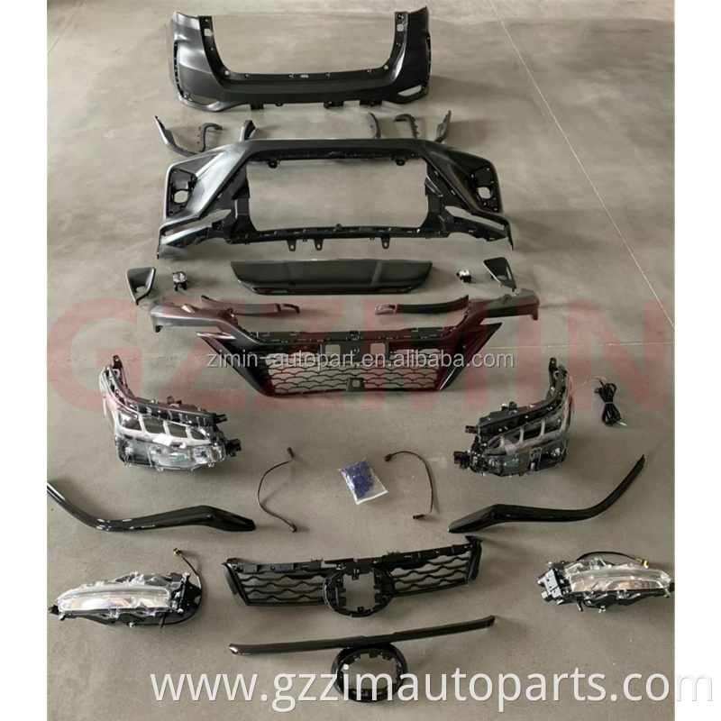 NEW ARRIVAL FRONT& REAR BUMPER BODYKIT UPGRADE BODY KIT FIT FOR FO-TUNER 2021
